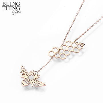 Hey Honey Rose Gold Necklace