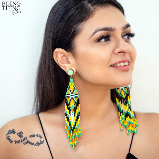 Kente Kaleidoscope Earrings