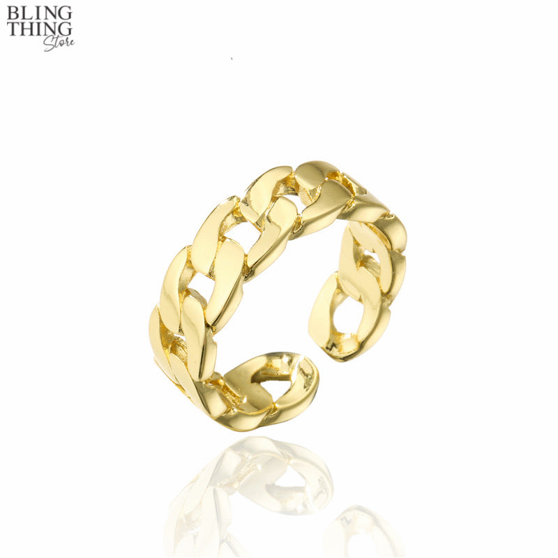 Chainlink Gold Ring