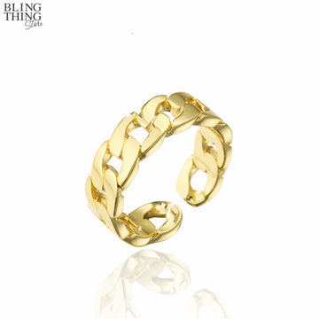 Chainlink Gold Ring