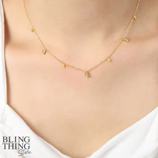 Baguette Muse Necklace