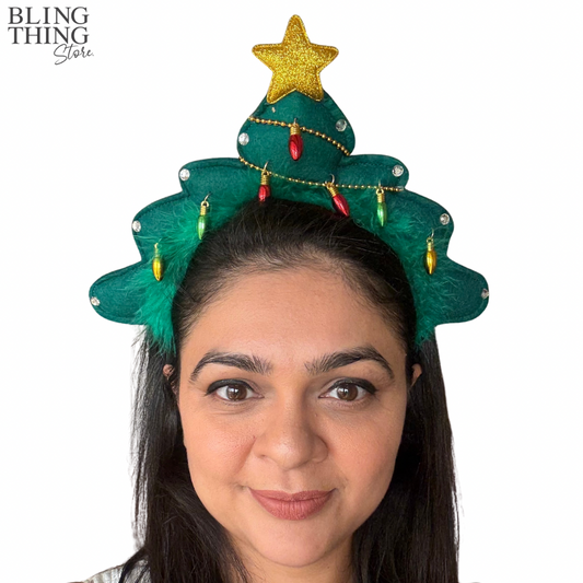 Merry Mini Christmas Tree Hairband