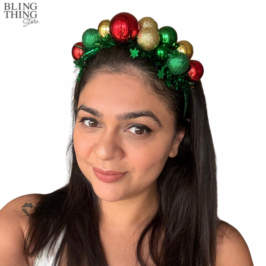 Tinsel & Baubles Christmas Party Band - Green