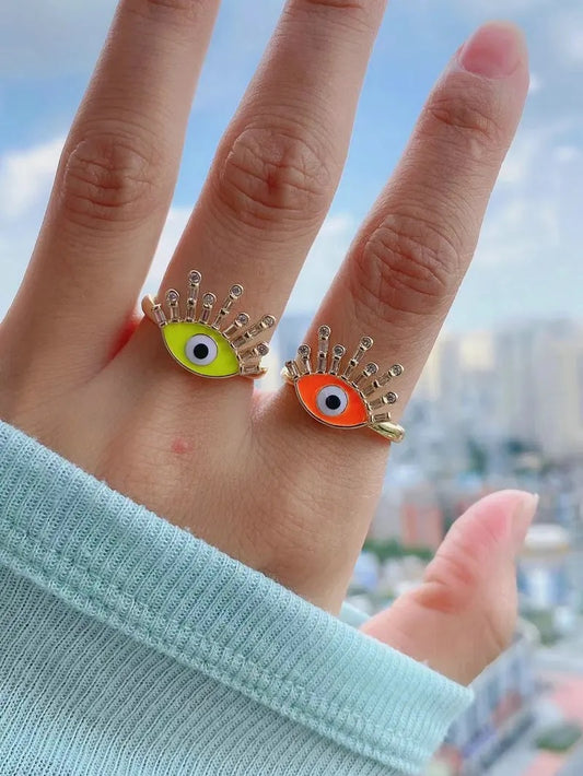 Pop Evil Eye Rings