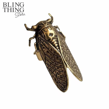 Cicada Goth Punk Ring