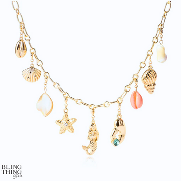 Mermaid’s Treasures Charm Necklace