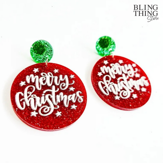 Merry Christmas Earrings