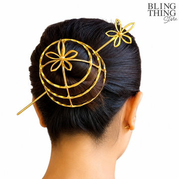 Elysian Flower Bun Pin (Small Size)