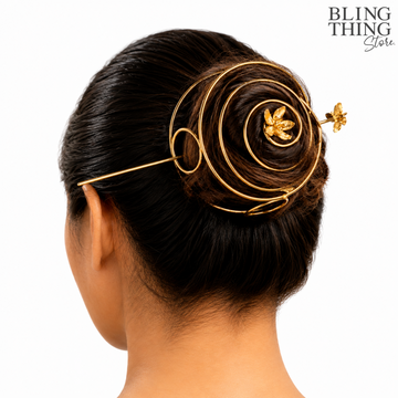 Spiral Hair Cage Bun - Medium size