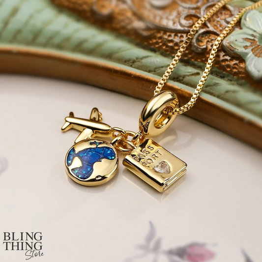 Globetrotter’s Charm Necklace