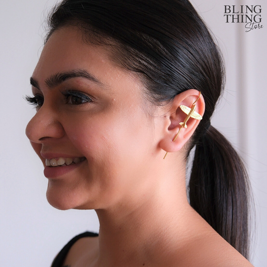 Frequent Flyer Glide - Ear Cuff / Ear Climber