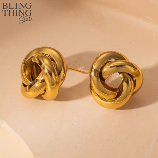 Golden Grace Studs