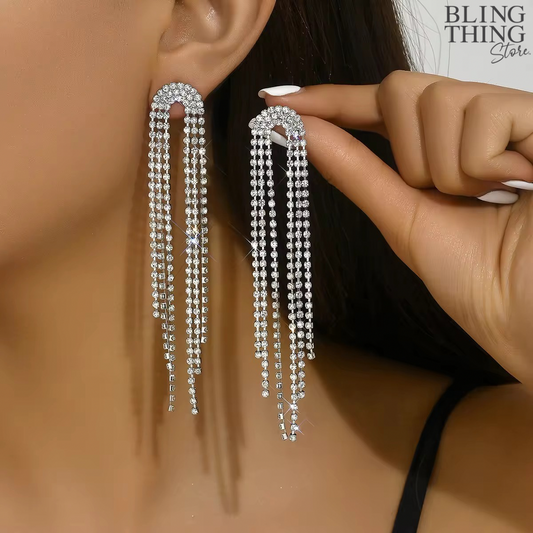 Diamond Shimmerfall Earrings