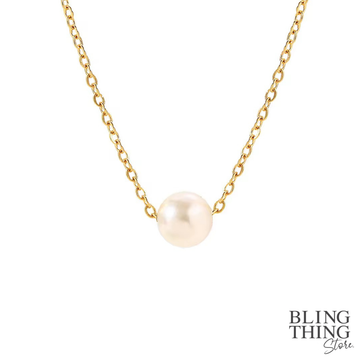Tiny Treasure Pearl Necklace