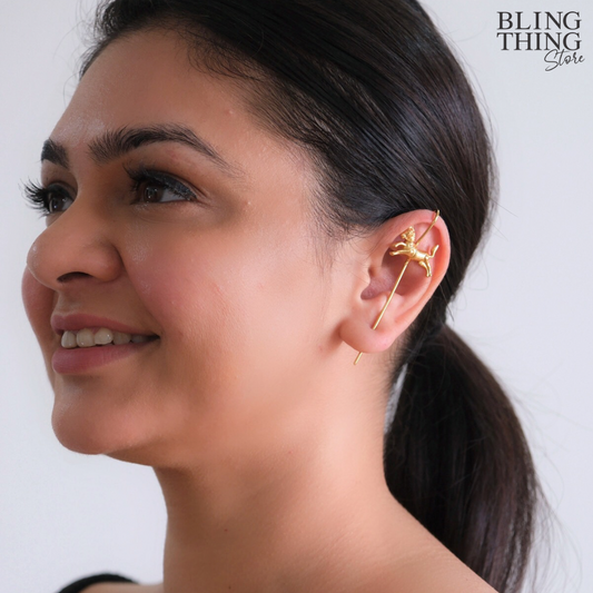 Galloping Horse Glider - Ear cuff / Ear Climber