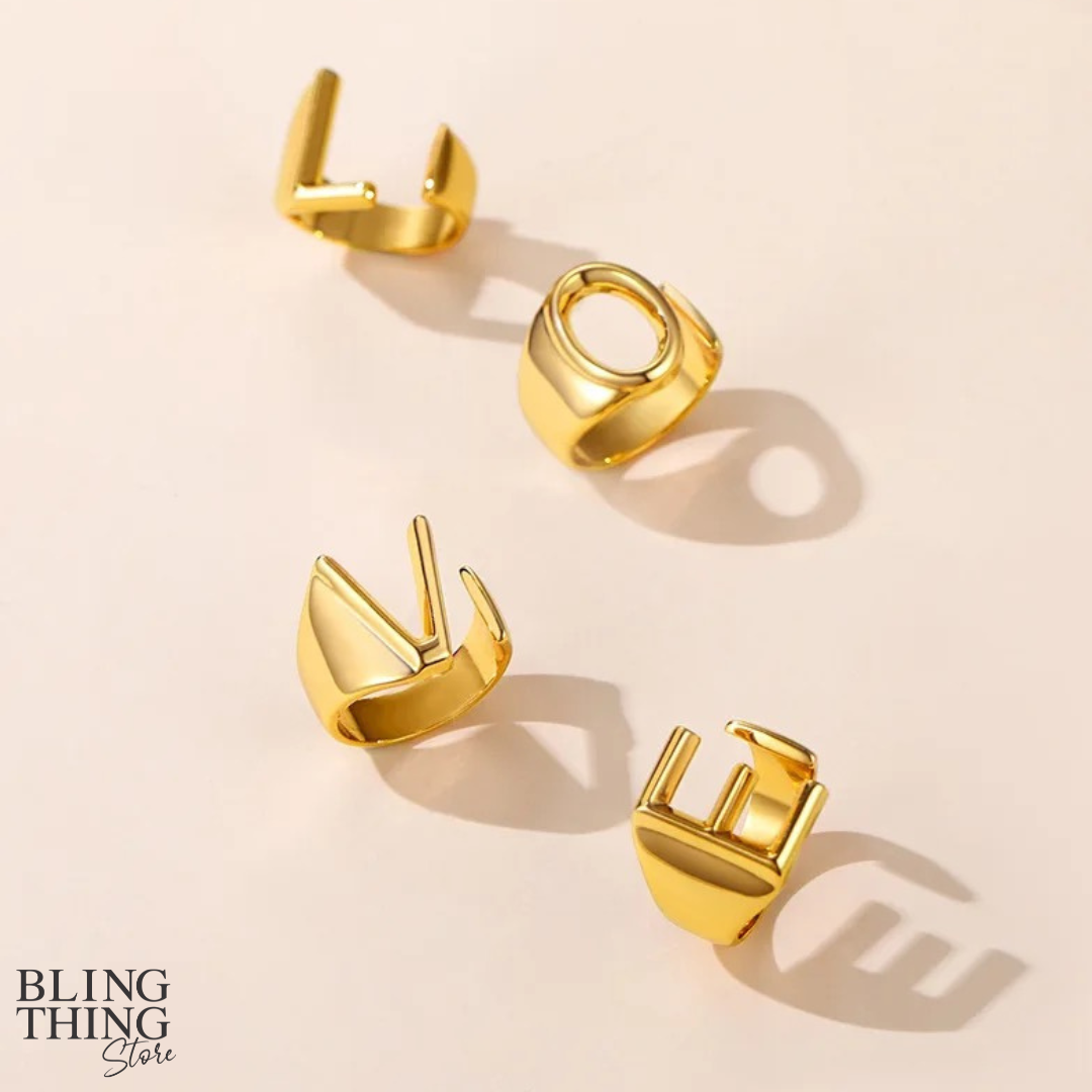 Initial Alphabet Rings