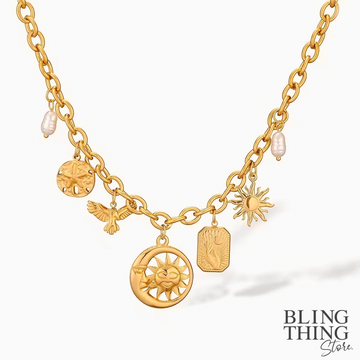 Sun & Moon Story Necklace