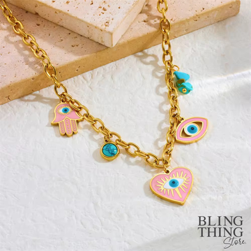 Evil Eye Charm Necklace