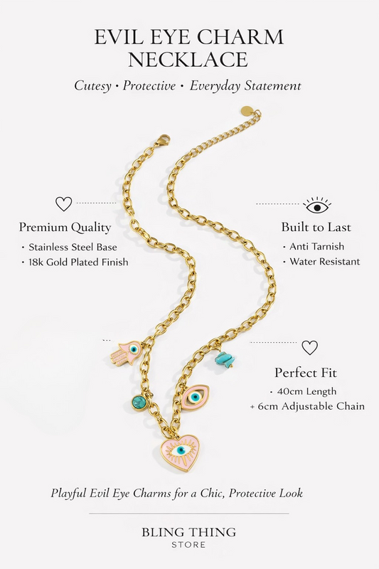 Evil Eye Charm Necklace