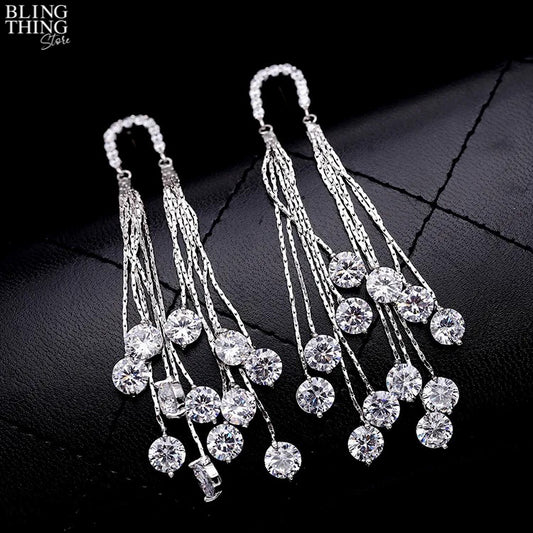 Dazzling Diamond Danglers