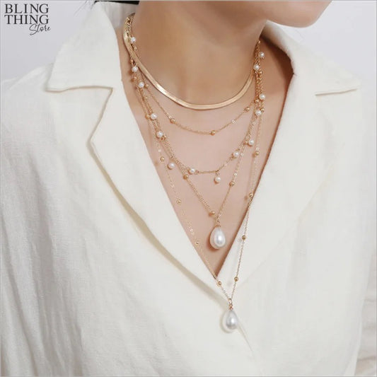 5-Tier Pearl Serenity Necklace