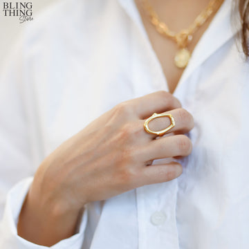 Bold Halo Ring